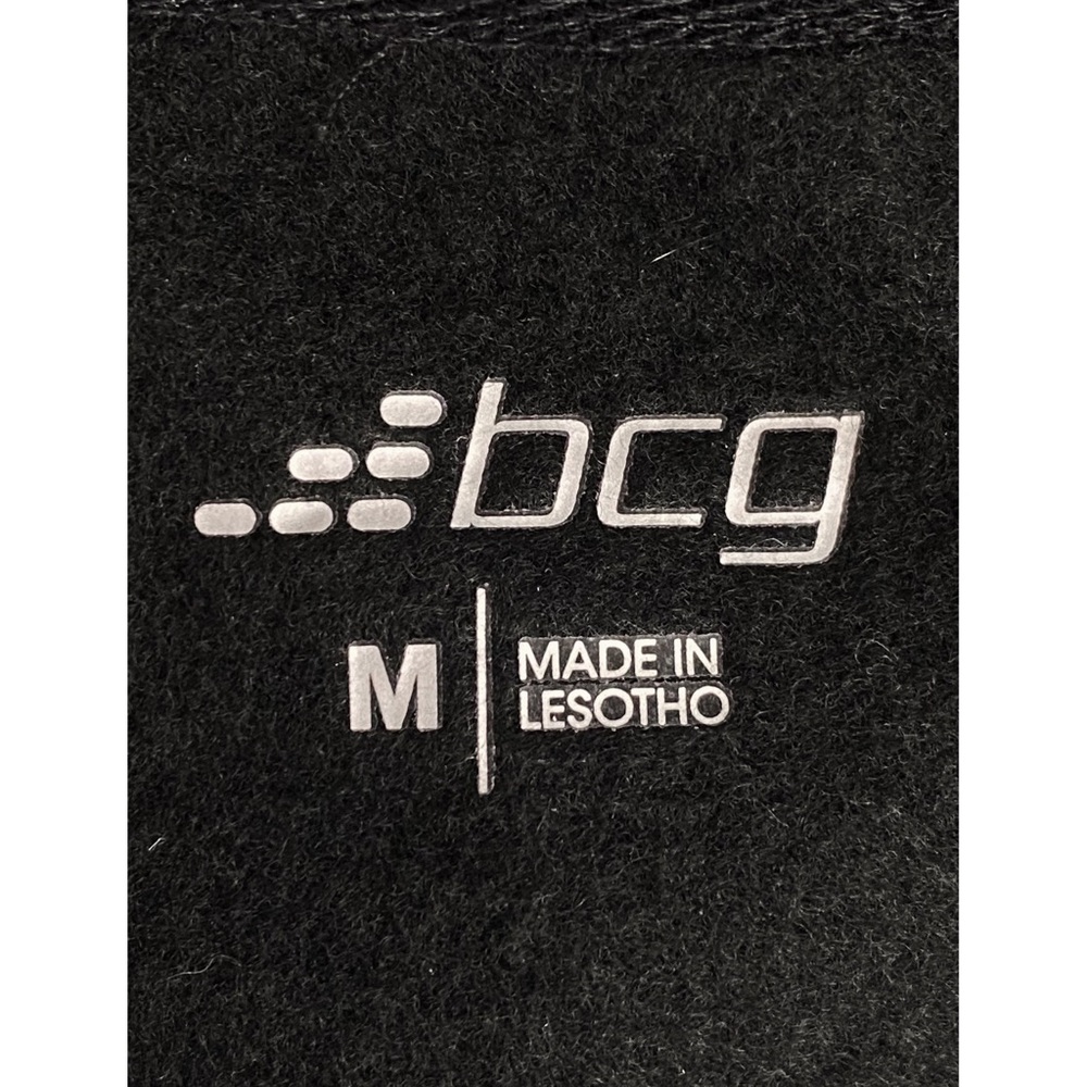 BCG Basic Fleece Pullover Crewneck Sweatshirt, Black - Size M - Picture 5 of 6
